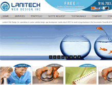 Tablet Screenshot of lanitech.com